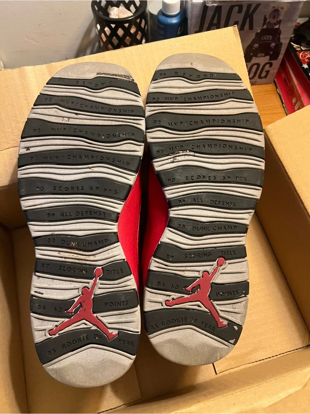 Jordan 10 City Edition Men's Red and Black